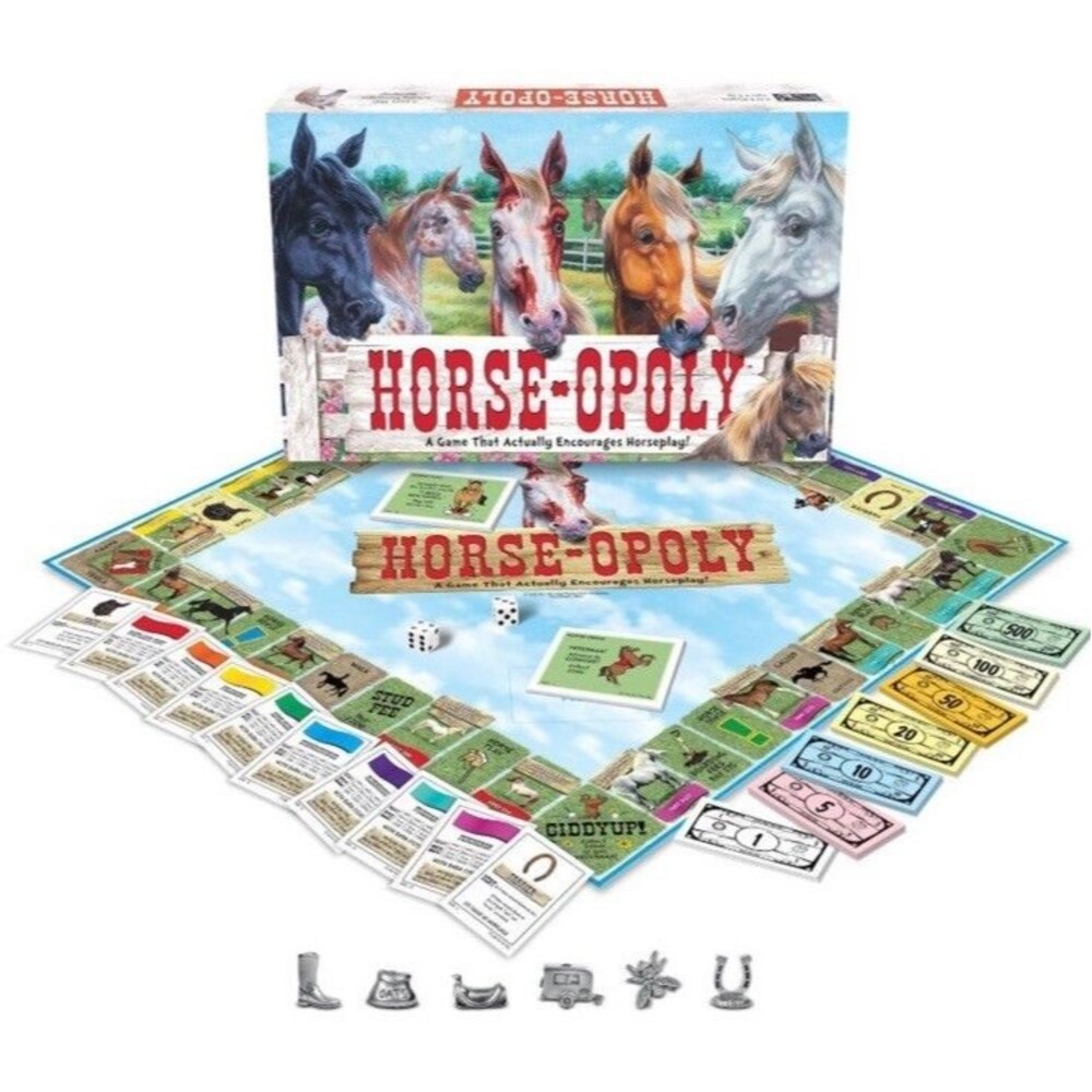 Horse-Opoly Board Game by Late For The Sky NEW SEALED Horseopoly USA